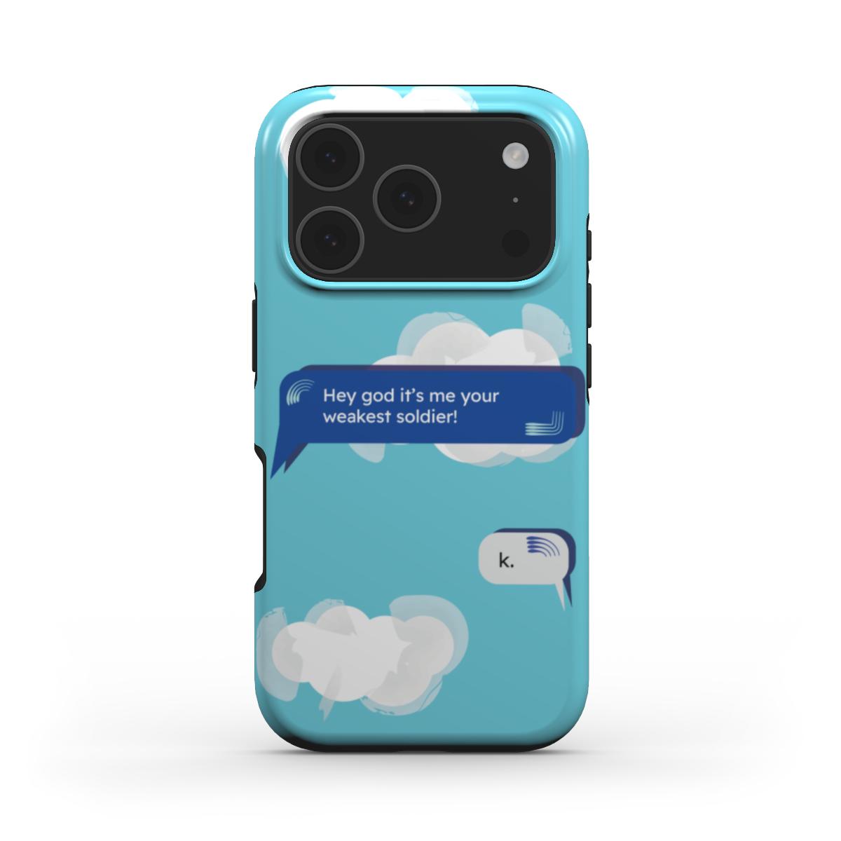 Hey God - Tough Phone Case