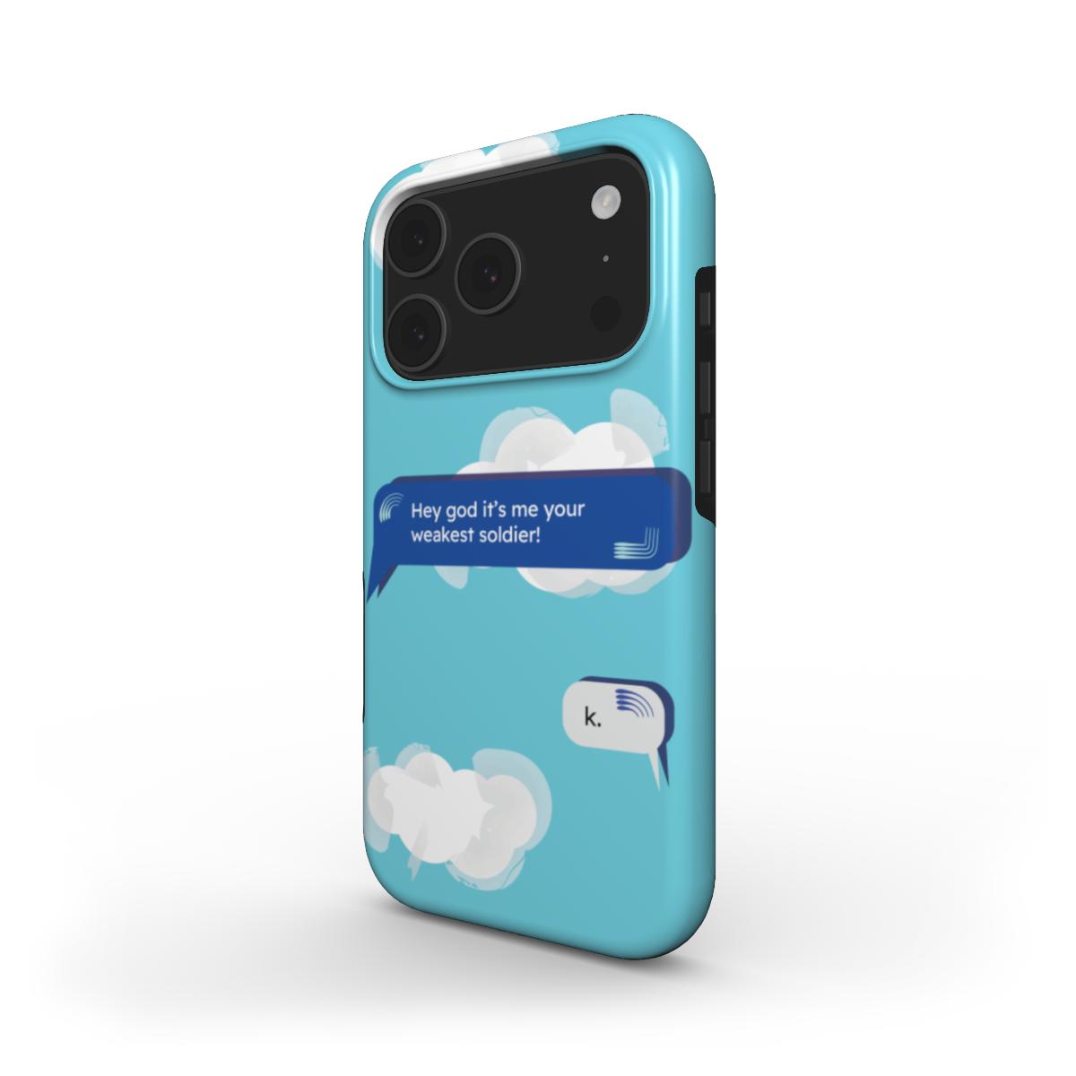 Hey God - Tough Phone Case